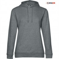 Mikina k potisku Hoody dámská Heather mid grey