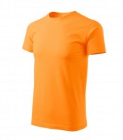 Pánské triko k potisku Basic 160g tangerine oranžové A2