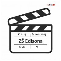 Potisk na textil Filmová klapka