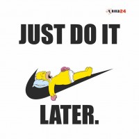 Potisk na textil JUST DO IT