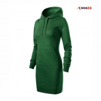 Šaty HOODY tm. zelené 06