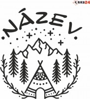 Potisk na textil TÁBOR TEEPEE