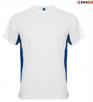 Sportovní triko TOKYO bílá / královská modrá - 0105