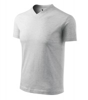 Triko V - Neck světlý melír