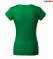 Dámské triko FIT V-NECK středně zelené