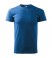 Pánské triko k potisku Basic 160g azurově modrá 14